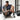 Fitness enthusiast sitting in a modern gym setting, tying his shoelaces next to a kettlebell, symbolizing strength training and dedication to a healthy lifestyle.