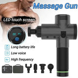 Portable Deep Tissue Massage Gun - Quiet, Powerful, and Customizable