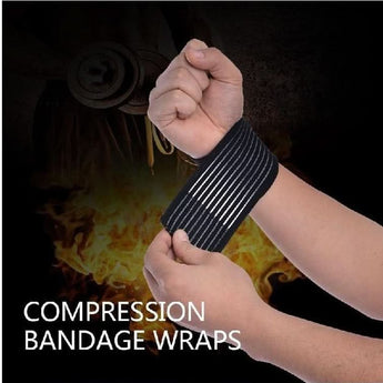 Sports Wrap Bandage - Breathable and Supportive Wrist Guard - PUSCAS POWER GYM EQUIPMENT