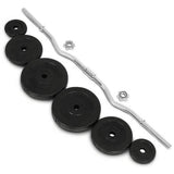 Adjustable Curl Barbell Set - PUSCAS POWER GYM EQUIPMENT