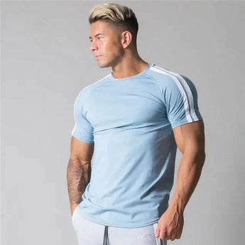 Bodybuilding Fitness Cotton T-shirt - PUSCAS POWER GYM EQUIPMENT