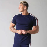 Bodybuilding Fitness Cotton T-shirt - PUSCAS POWER GYM EQUIPMENT