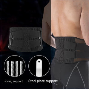 Adjustable Lumbar Support Fitness Belt - Comfortable and Effective Back Support - PUSCAS POWER GYM EQUIPMENT