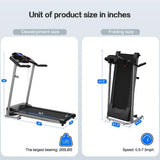 Motorized Folding Treadmill - PUSCAS POWER GYM EQUIPMENT